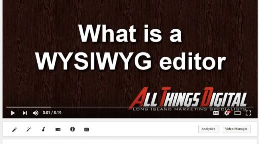 What is a WYSIWYG Editor?
