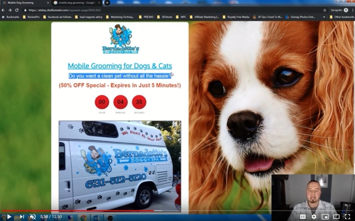 Free Funnel Strategy – Mobile Dog Grooming Funnel